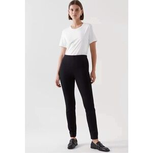 COS Slim Fit Stretch Fabric Black Pants